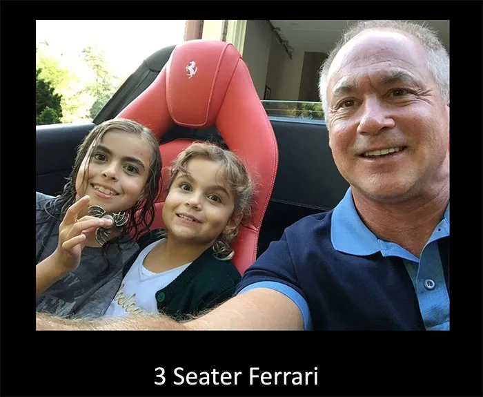 3 seater Ferrari