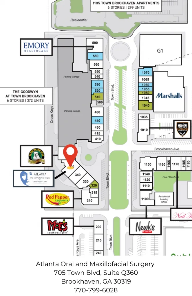 Brookhaven office - building map